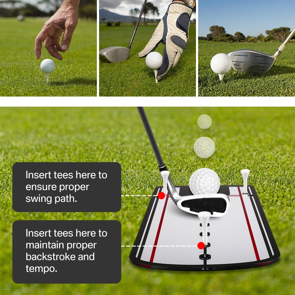 Golf Practice Putter Mirror Eye Line