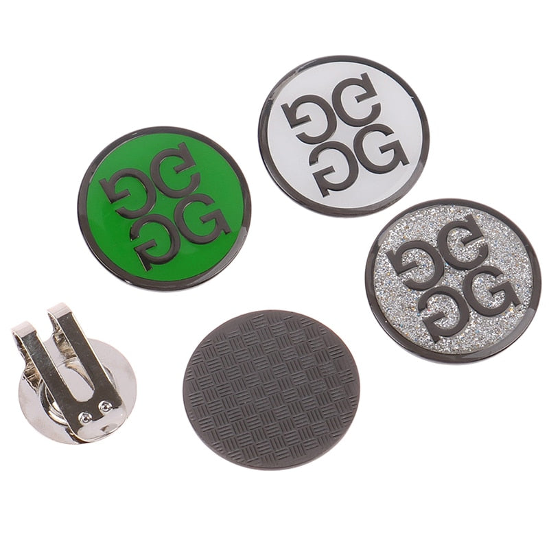 Golf Ball Markers Metal Cap Clip