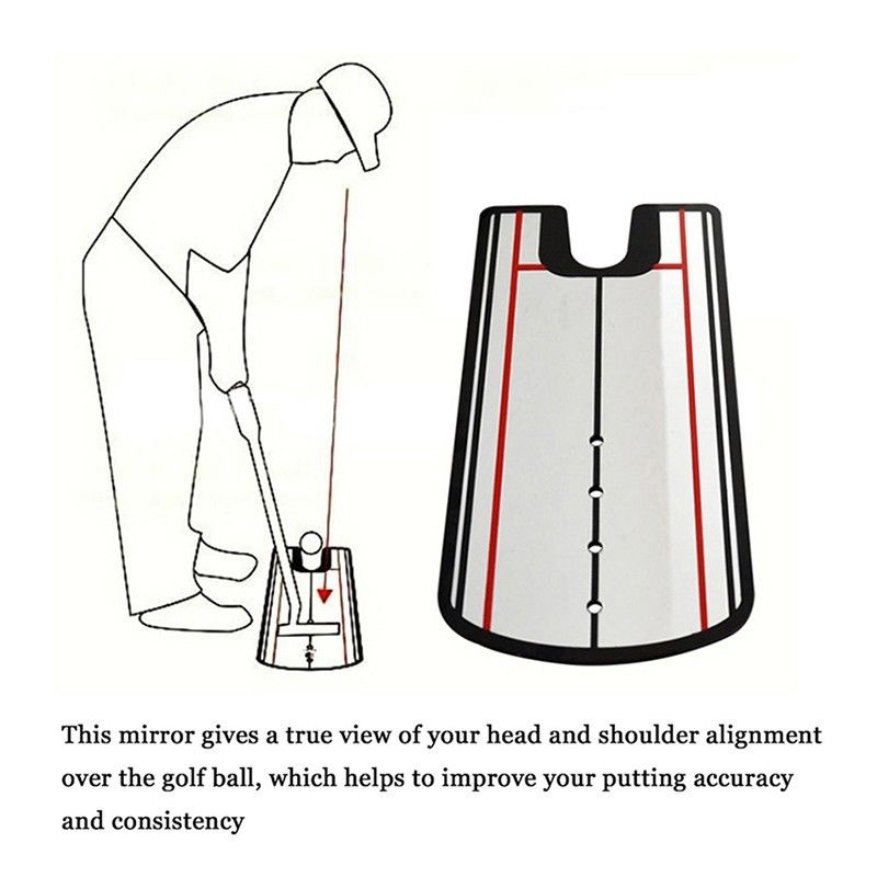 Golf Practice Putter Mirror Eye Line