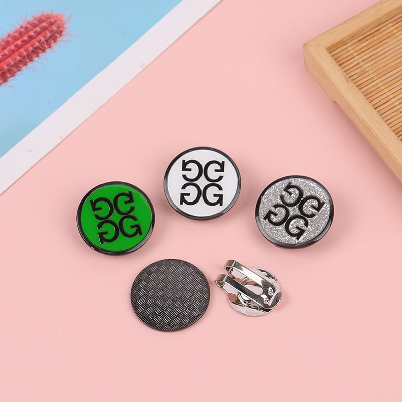 Golf Ball Markers Metal Cap Clip