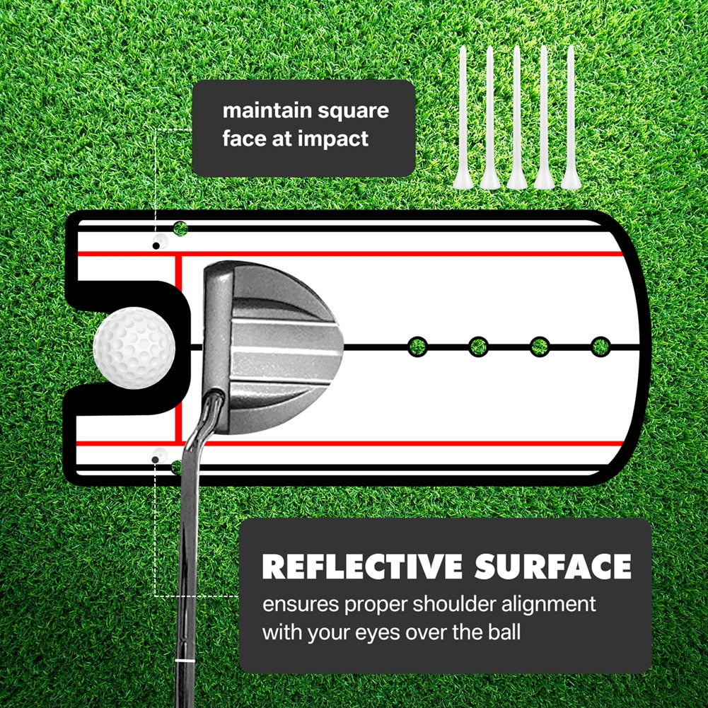 Golf Practice Putter Mirror Eye Line