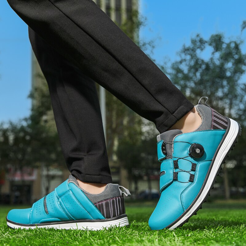 Leather Golfer Sports Shoes