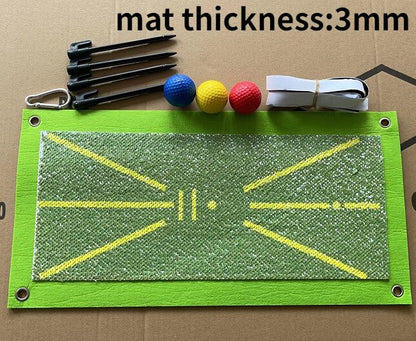 Golf Training Mat for Swing Detection